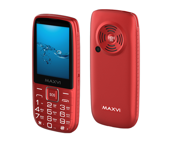  Мобильный телефон MAXVI B32 red 