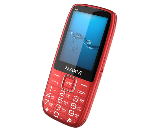  Мобильный телефон MAXVI B32 red 