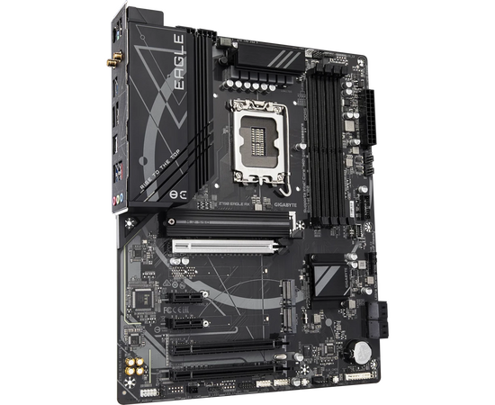  Материнская плата Gigabyte Z790 Eagle AX Soc-1700 Intel Z790 4xDDR5 ATX AC`97 8ch(7.1) 2.5Gg RAID+HDMI+DP 