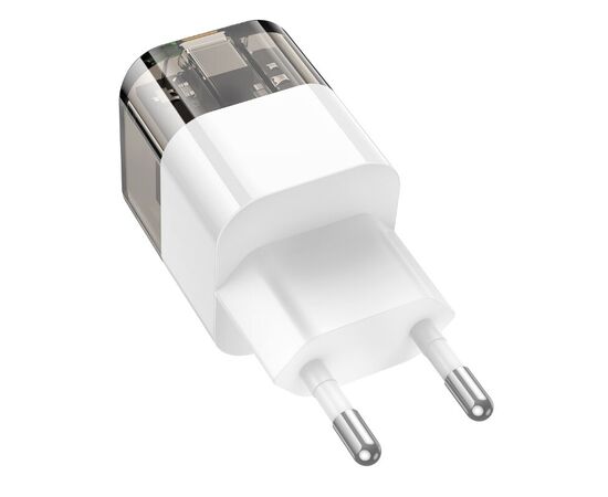  СЗУ HOCO C131A Platinum dual-port PD30W+QC3.0 charger(EU) 