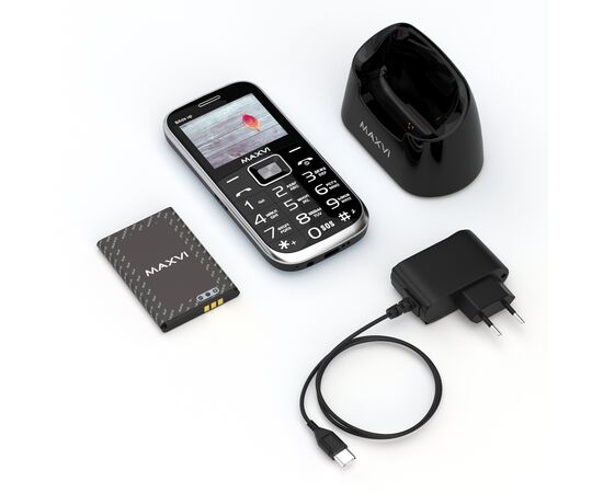  Мобильный телефон Maxvi B6ds up black 