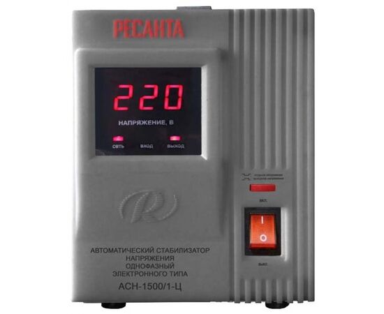  Стабилизатор напряжения Ресанта АСН-1500/1-Ц серый 