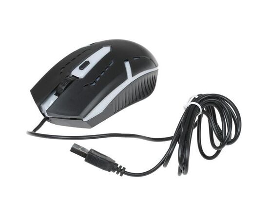  Мышь DEFENDER Hit MB-601 Black, 7 цветов, 4 кн., 1200 dpi, USB 