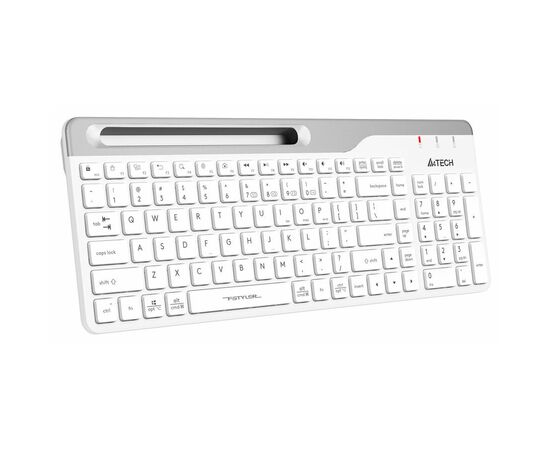  Клавиатура A4Tech Fstyler FBK25 белый/серый USB беспроводная BT/Radio slim Multimedia FBK25 WHITE 