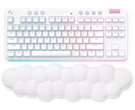  Клавиатура Logitech Gaming Keyboard G715 TKL (920-010691) lightspeed RGB off white 