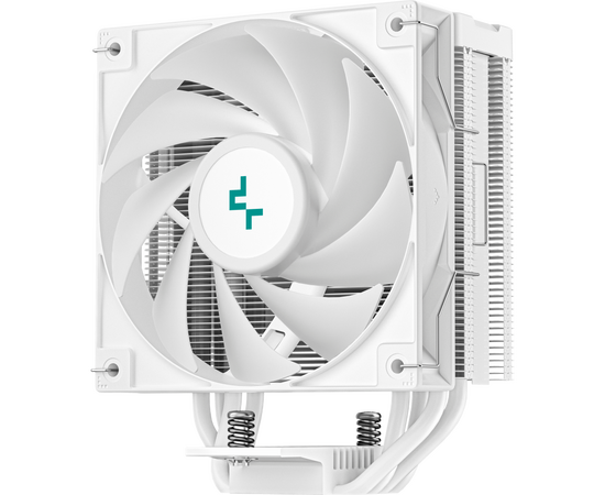  Кулер DEEPCOOL AG400 Digital WH LGA1700/1200/115X/AM5/AM4 (9шт/кор, TDP 220W, PWM, Fan 120mm, 4 тепл. трубки, черный) RET 
