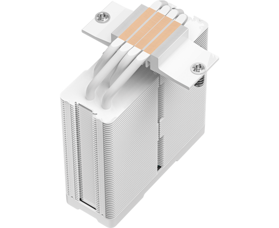  Кулер DEEPCOOL AG400 Digital WH LGA1700/1200/115X/AM5/AM4 (9шт/кор, TDP 220W, PWM, Fan 120mm, 4 тепл. трубки, черный) RET 