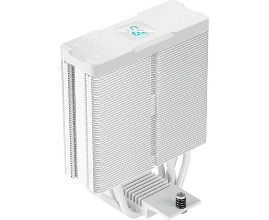  Кулер DEEPCOOL AG400 Digital WH LGA1700/1200/115X/AM5/AM4 (9шт/кор, TDP 220W, PWM, Fan 120mm, 4 тепл. трубки, черный) RET 