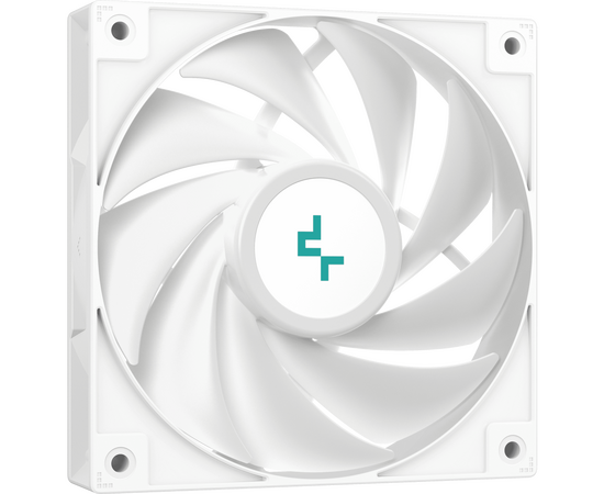  Кулер DEEPCOOL AG400 Digital WH LGA1700/1200/115X/AM5/AM4 (9шт/кор, TDP 220W, PWM, Fan 120mm, 4 тепл. трубки, черный) RET 