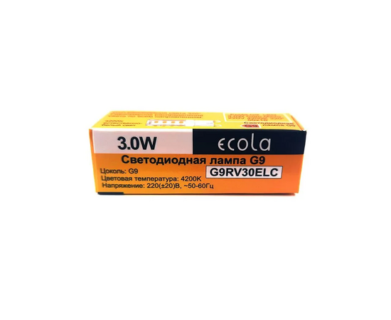  Лампа светодиодная ECOLA G9 3,0W Corn Micro 220V 4200K 320° 50x16 (100/1000) 