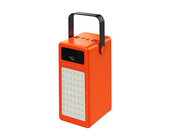  Внешний АКБ NRG Turbo Z PRO 120000 mAh, 100W out (QC, PD, AFC, FCP, SCP, MTK PE),display,black,Deppa, 33663 