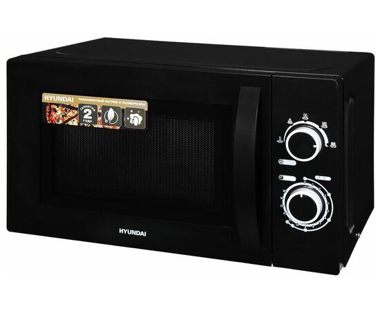  Микроволновая печь HYUNDAI HYM-M2058, 700Вт, 20л, черный 