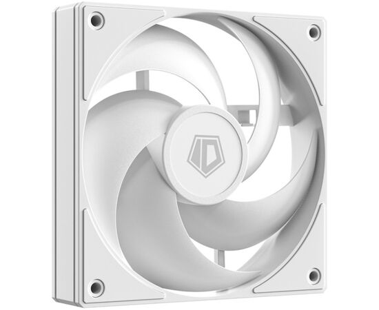  Вентилятор ID-COOLING AS-120-W 120x120x25мм (PWM, резиновые углы, белый, 300-2000об/мин, супертихий) Box 