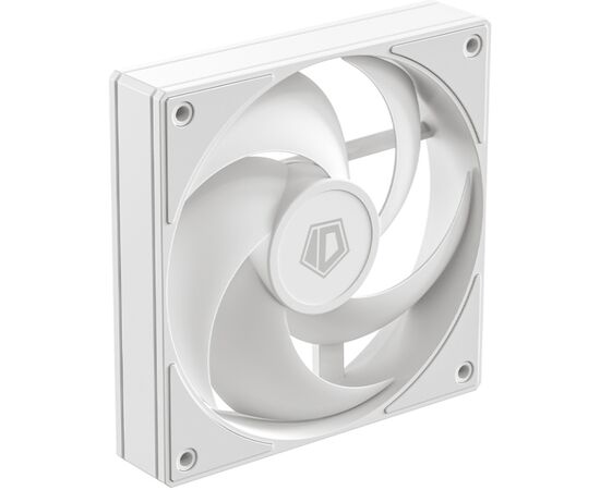  Вентилятор ID-COOLING AS-120-W 120x120x25мм (PWM, резиновые углы, белый, 300-2000об/мин, супертихий) Box 