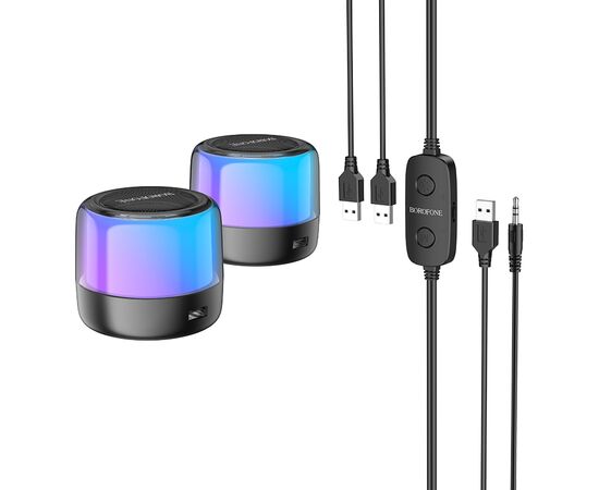  Колонка Bluetooth 5.2 5W*2 Borofone BP12 (Black) 