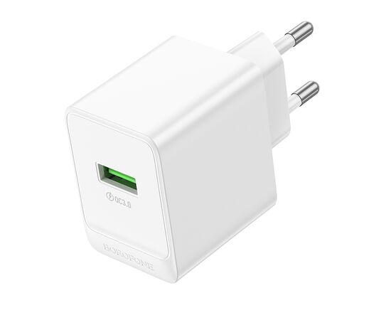  СЗУ 1USB 3.0A QC3.0 18W быстрая зарядка Borofone BAS12A (White) 