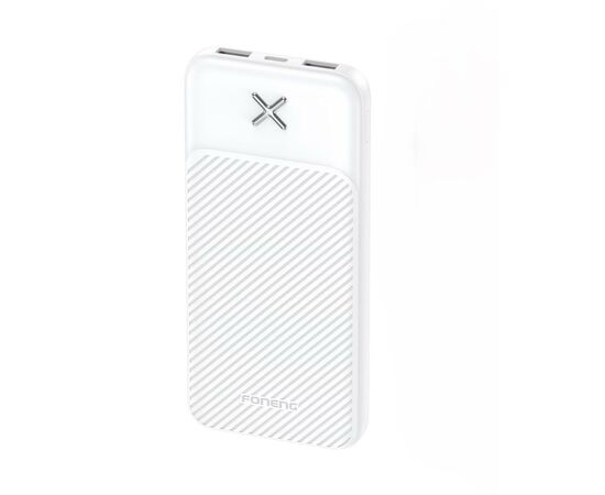  Внешний аккумулятор Foneng PX109 10000mAh, (2.1A & 2 Outputs) (White) 