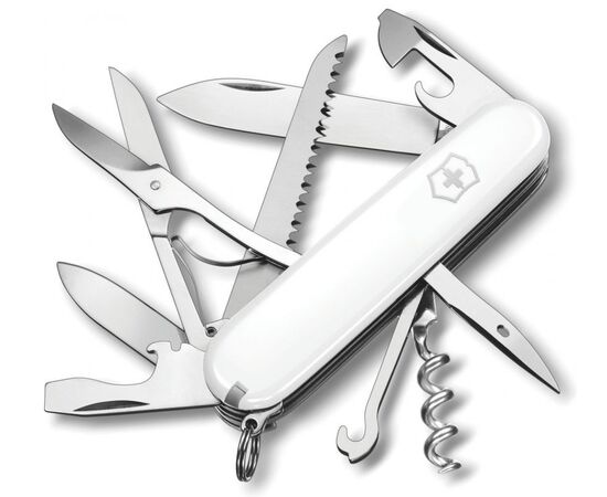  Нож перочинный Victorinox Huntsman (1.3713.7R) 91мм 14функций белый карт.коробка 