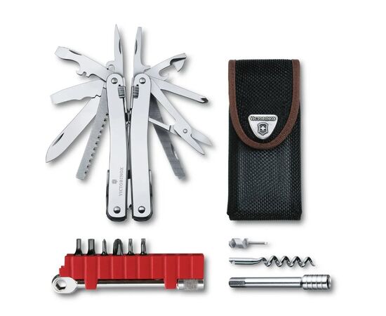  Мультитул Victorinox SwissTool Spirit X (3.0236.N) 105мм 36функц. серебристый подар.коробка 