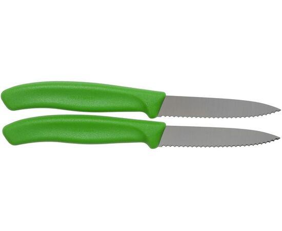  Набор ножей кухонных Victorinox Swiss Classic (6.7636.L114B) компл.2шт салатовый блистер 