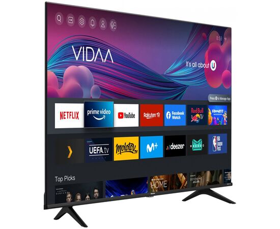 75" Телевизор Hisense 75A6K черный 3840x2160, 4K Ultra HD, 60 Гц, WiFi, Smart TV , VIDAA 