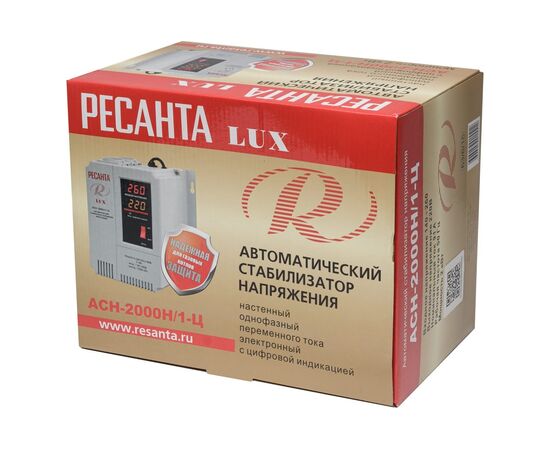  Стабилизатор напряжения Ресанта АСН-2000Н/1-Ц (63/6/15) серый 