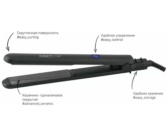  Стайлер Scarlett SC-HS60009 черный 