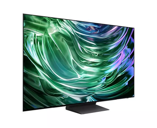  77" Телевизор Samsung QE77S90DAEXRU QLED черный титан 3840x2160, 4K Ultra HD, 144 Гц, Wi-Fi, Smart TV, Tizen OS 