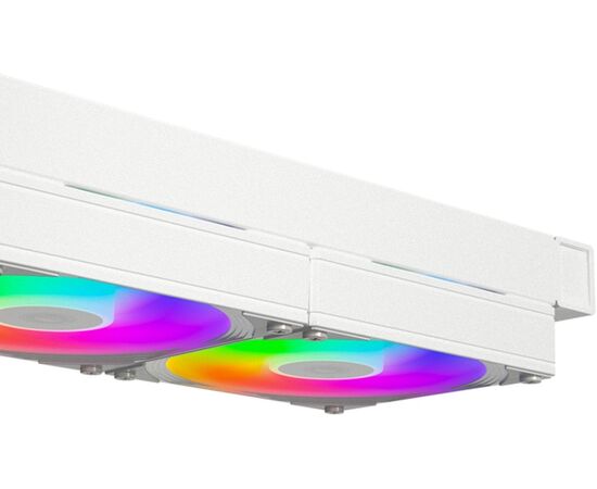  СВО ID-COOLING FX240 INF White LGA1700/1200/115X/AM4/AM5 (TDP 300W, ARGB Fan and Pump, PWM, Dual Fan 120mm, белый) RE 