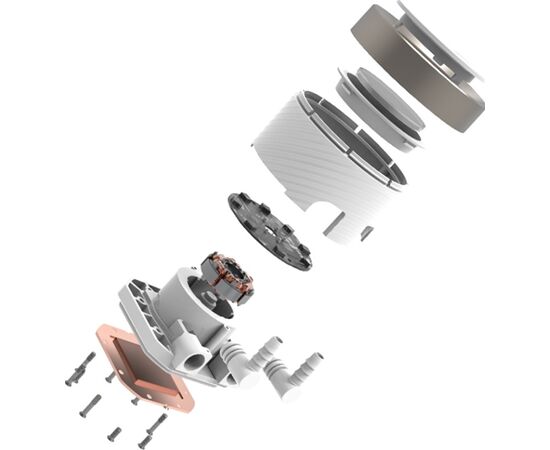  СВО ID-COOLING FX240 INF White LGA1700/1200/115X/AM4/AM5 (TDP 300W, ARGB Fan and Pump, PWM, Dual Fan 120mm, белый) RE 