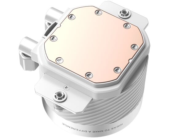  СВО ID-COOLING FX240 INF White LGA1700/1200/115X/AM4/AM5 (TDP 300W, ARGB Fan and Pump, PWM, Dual Fan 120mm, белый) RE 