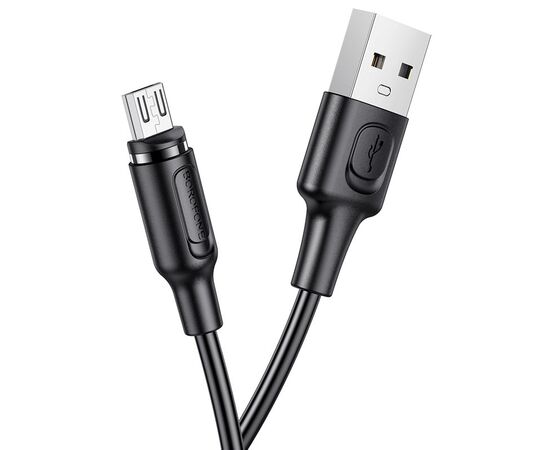  Дата-кабель BOROFONE BX41 Amiable magnetic micro 1м (черный) 