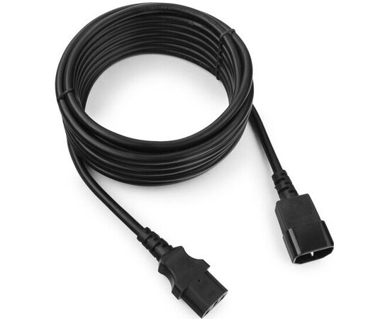  Кабель питания Cablexpert PC-189-1-5M сист.блок-монитор C13-C14 3x1кв.мм 5м черный 