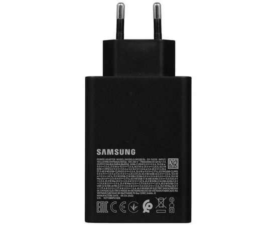  СЗУ Samsung 65W Power Adapter Trio EP-T6530NBEG (черный) 