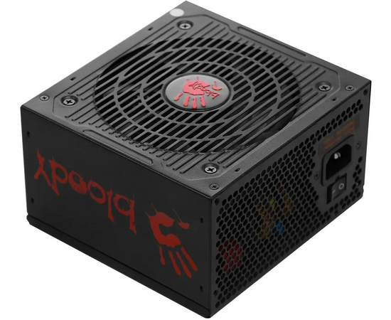  Блок питания BLOODY BD-PS750G (BD-PS750G-M), 750Вт, 120мм, черный, retail 