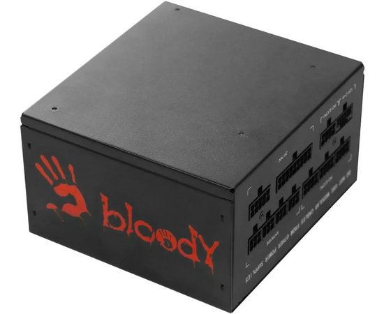  Блок питания BLOODY BD-PS750G (BD-PS750G-M), 750Вт, 120мм, черный, retail 