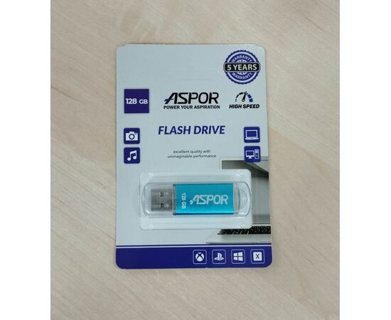  Flash Drive 128G USB  3.0 Aspor PK_ROCKETBL (Синий) нс 
