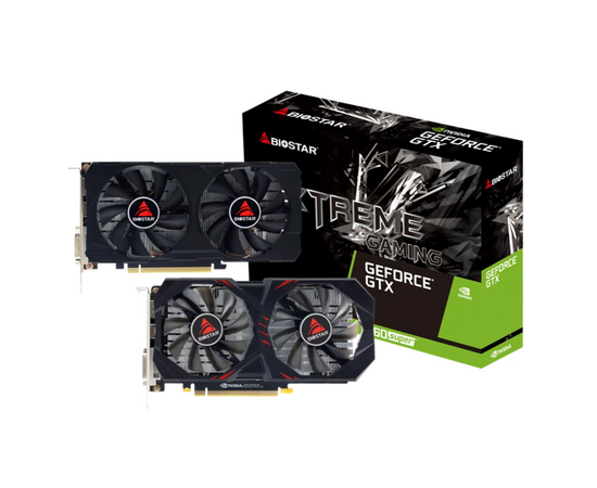  Видеокарта Biostar Nvidia GeForce GTX 1660Super (VN1666SF69) PCI-E 6Gb 192bit GDDR6 1530/8000 DVIx1 HDMIx1 DPx1 HDCP Ret 