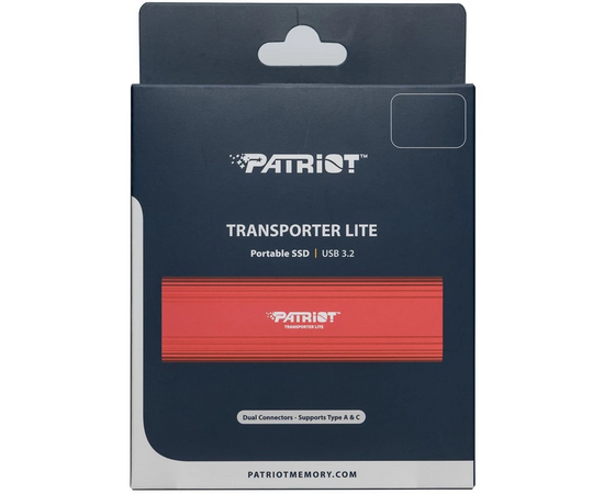  Внешний SSD Patriot PTPL2TBPEC, 2ТБ, красный 