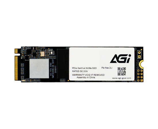  SSD AGI AI298 AGI512GIMAI298 M.2 512Gb Client SSD PCIe Gen3x4 with NVMe 