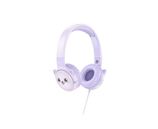  Наушники полноразмерные детские Hoco W61 (Purple) 