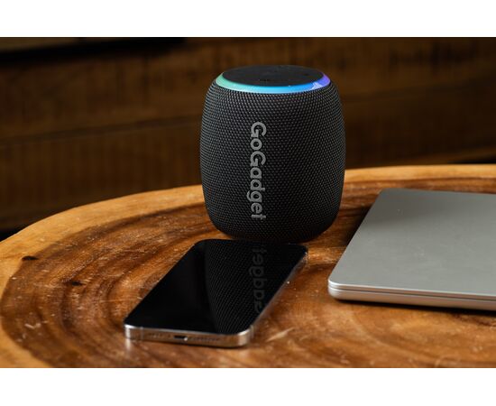  Беспроводная колонка GoGadget CityWave Pro с басами, 15Вт, 2500 мАч, до 12 часов, IPX7, ЧЕРНЫЙ 