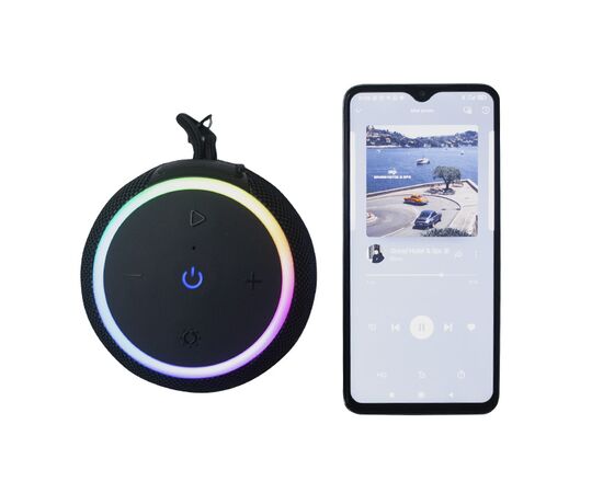  Беспроводная колонка GoGadget CityWave Pro с басами, 15Вт, 2500 мАч, до 12 часов, IPX7, ЧЕРНЫЙ 