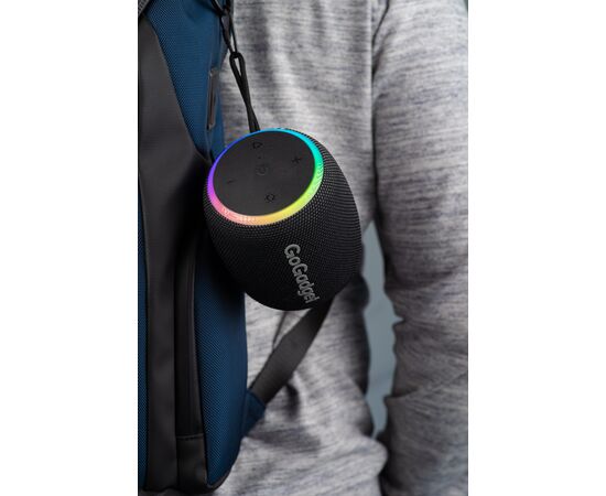  Беспроводная колонка GoGadget CityWave Pro с басами, 15Вт, 2500 мАч, до 12 часов, IPX7, ЧЕРНЫЙ 
