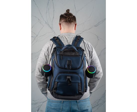  Беспроводная колонка GoGadget CityWave Pro с басами, 15Вт, 2500 мАч, до 12 часов, IPX7, ЧЕРНЫЙ 