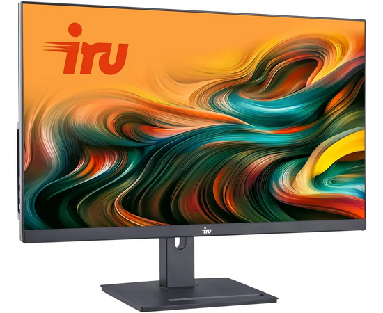  Моноблок IRU 27IM (1972092) 27" Full HD i5 1235U (1.3) 16Gb SSD512Gb UHDG Windows 11 Professional GbitEth WiFi BT 120W Cam черный 