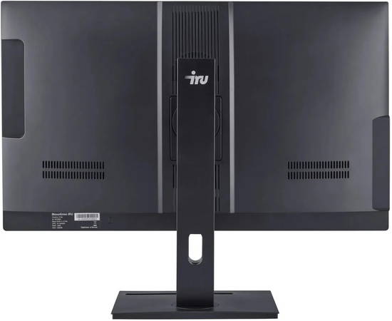  Моноблок IRU 27IM (1972092) 27" Full HD i5 1235U (1.3) 16Gb SSD512Gb UHDG Windows 11 Professional GbitEth WiFi BT 120W Cam черный 