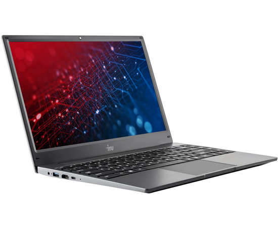  Ноутбук IRU Tactio 14RLH (2059083) Ryzen 5 Pro 5675U 8Gb SSD256Gb AMD Radeon 14" IPS FHD (1920x1080) Windows 11 Professional grey 4000mAh 