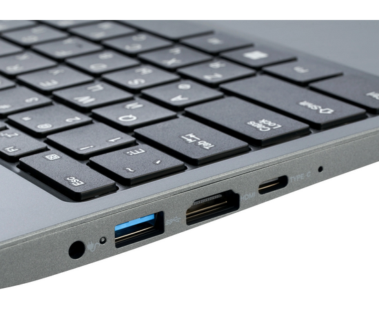  Ноутбук IRU Tactio 14RLH (2059083) Ryzen 5 Pro 5675U 8Gb SSD256Gb AMD Radeon 14" IPS FHD (1920x1080) Windows 11 Professional grey 4000mAh 