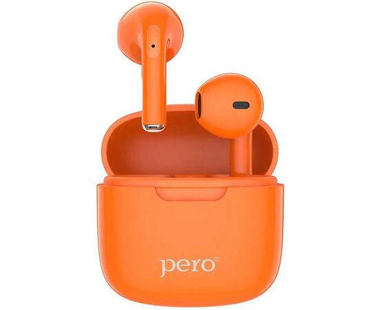  Наушники беспроводные PERO TWS05 Colorful (PTWS05OR) Orange 